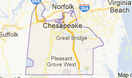 Chesapeake Virginia Map Houses